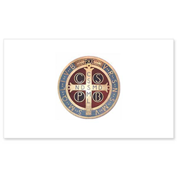 Benedictine Note Card seal of st. benedict