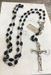 Black Crystal Rosary from Italy