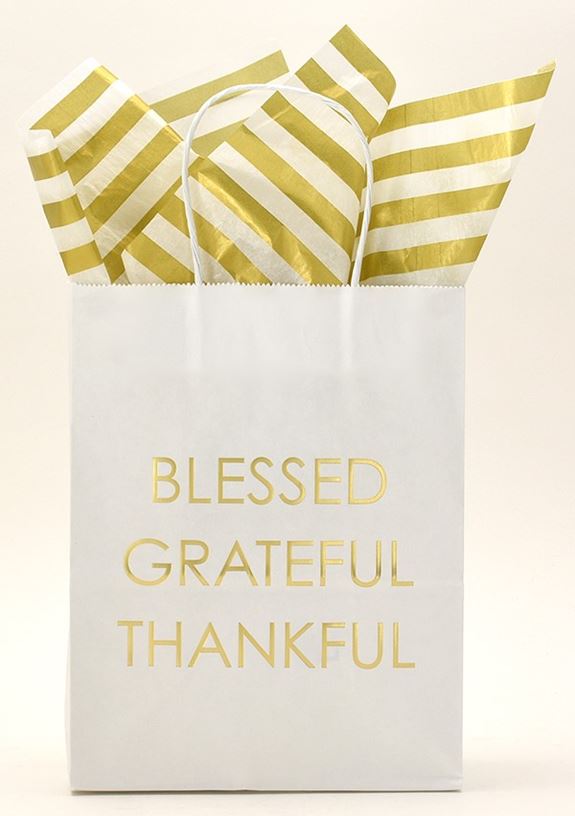 Blessed Grateful Thankful Medium Gift Bag