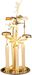 Brass Color 9.5" Angel Chime