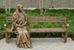 Bronze Blessed Mother Teresa of Calcutta Bench at Xavier University, Ohio Copyright Catholic Supply of St. Louis Inc
