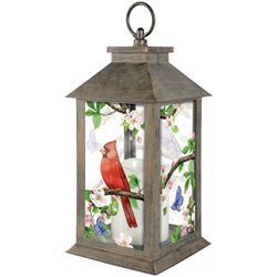 Cardinal Bird LED Lantern