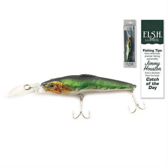 Catch of the Day Lure-Deep Diver Green N' Chrome