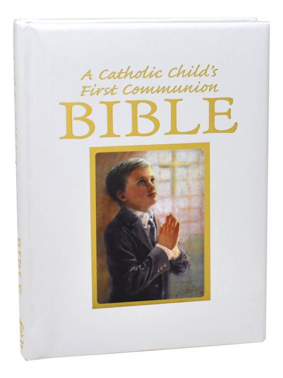 A Catholic Child's First Communion Bible-Blessings - Boy