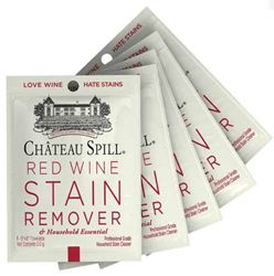 Chateau Spill Individual Wipes, 1 5"x8" Towelette