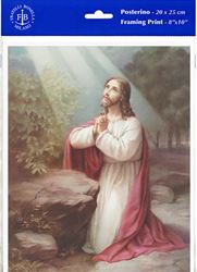 8" x 10" Christ Praying on Mount Olive in the Garden of Gethsemane (Print Only)