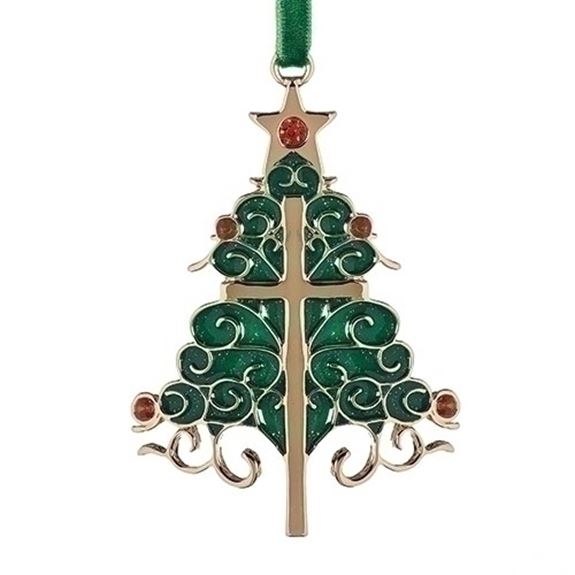 The Christmas Cross Ornament  3.5" tall zinc alloy, lead free ?Packaged with story card