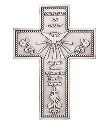 Confirmation 5" Pewter Wall Cross
