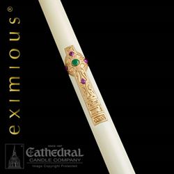 Cross of Erin Paschal Candle 