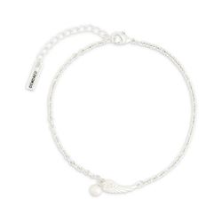 Dainty Angel Wing Bracelet - Silver