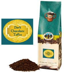 Dark Chocolate Toffee 12oz. Mystic Monk Ground Coffee *Limited Time Flavor*