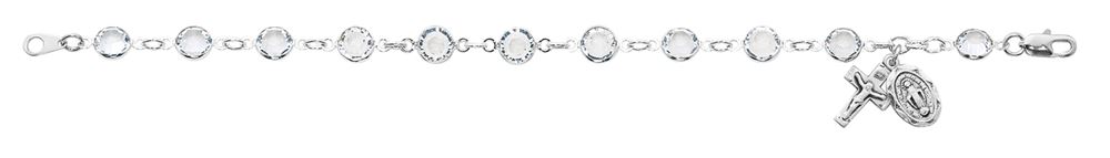 Deluxe Crystal Rosary Bracelet