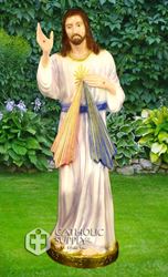 Divine Mercy 24" Statue, Colored