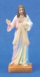 Divine Mercy 4" Magnetic Auto Statue with Adhesive