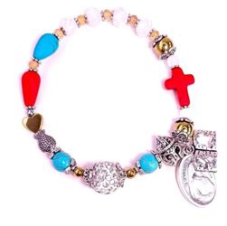 Divine Mercy St. Faustina Rosary Bracelet Chaplet