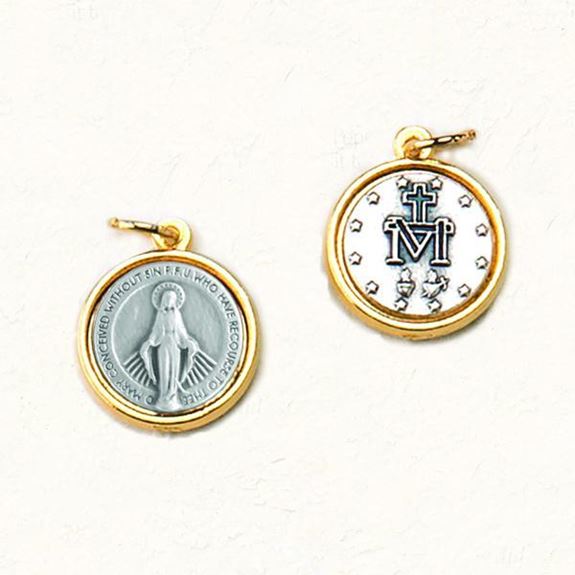 Double-sided, Two-tone Miraculous Medal