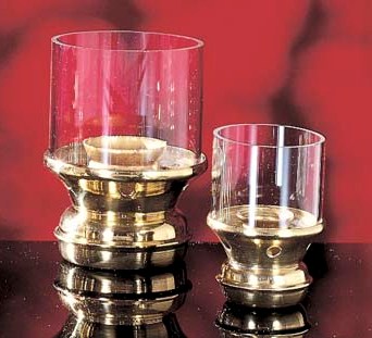 Draft Resistant Brass Candle Followers