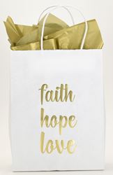 Faith Hope Love Medium Gift Bag