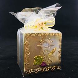 First Communion Chalice Cube Candle