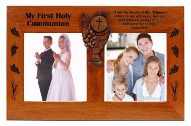 First Communion Double Picture Frame