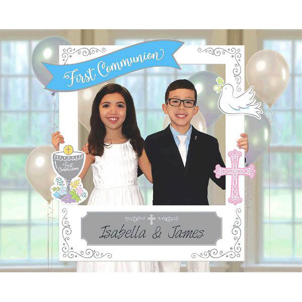 First Communion Giant Selfie Photo Frame