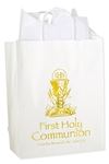 First Communion White Large Gift Bag with Gold Chalice