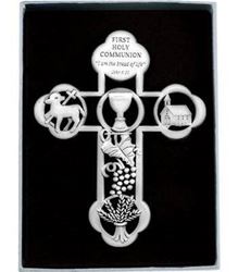 First Holy Communion  Pewter Cross