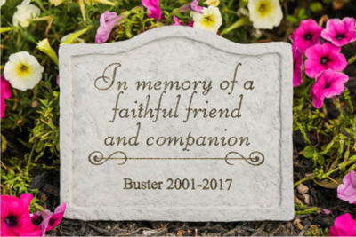 In Memory of a Faithful ?Friend and Companion Pet Memorial Garden ?Stake