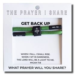 GET BACK UP The Prayer I Share Bracelet