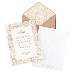 Give Thanks Writing Paper and Envelope Set