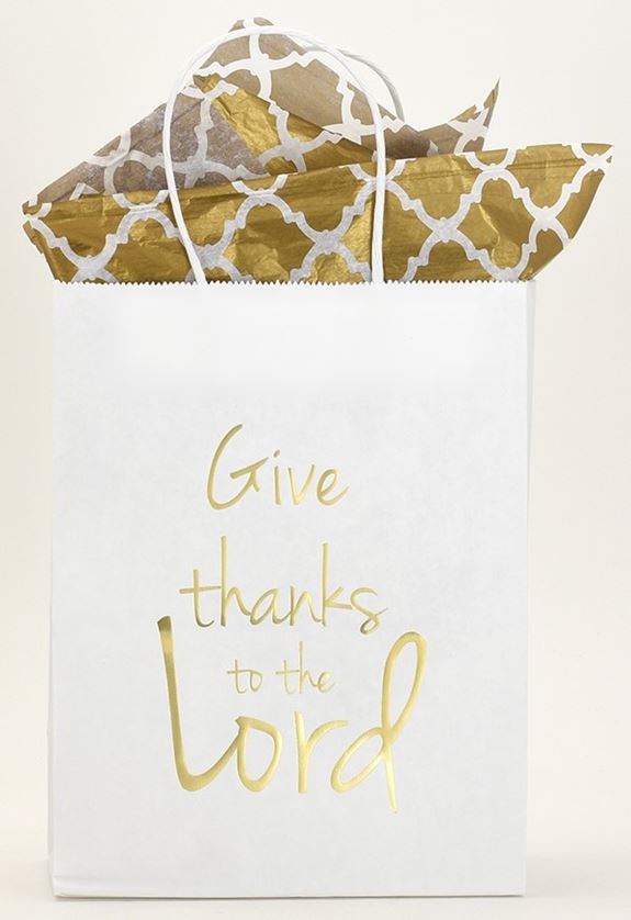 Give Thanks to The Lord Medium Gift Bag
