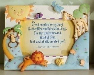 God Created Everything Frame