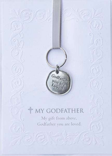 Godfather Pewter Keychain/Gift Card Set