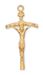 Gold over Sterling Silver Papal Crucifix on 18" Chain