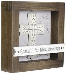 Grateful for Lifes Blessings Box Sign