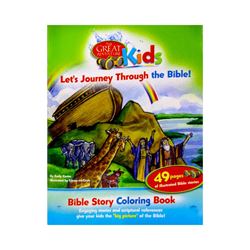 Great Adventure Kids: Lets Journey Through the Bible - Bible Story Coloring Book
