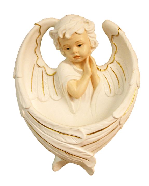 Guardian Angel 6" Holy Water Font