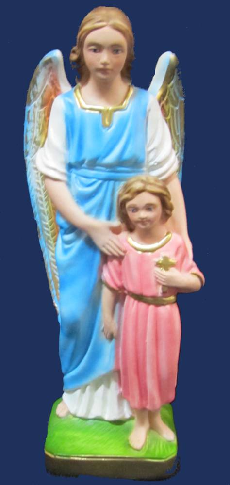 Guardian Angel and Girl Statue
