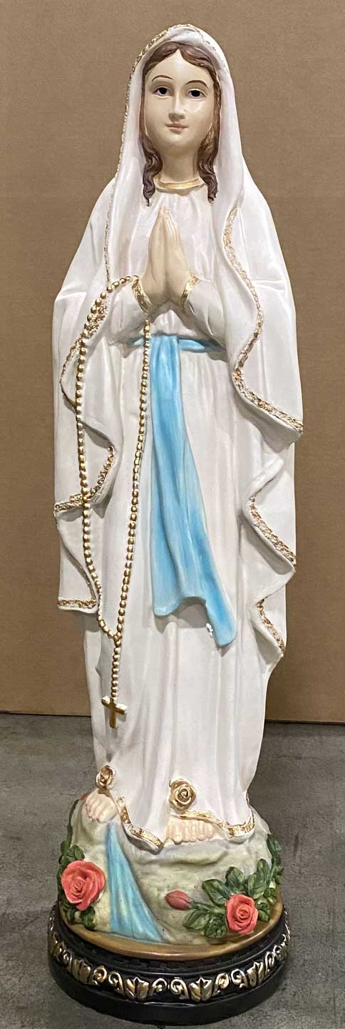 Heaven's Majesty 32" Our Lady Of Lourdes Statue