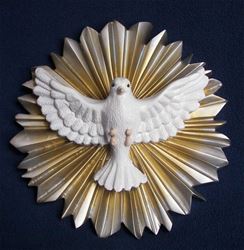 Holy Spirit 9" Wall Plaque 
