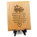 House Blessing 7x9 Engraved Wood Plaque