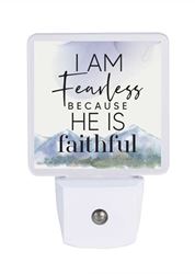 I Am Fearless Because He is Faithful Nightlight