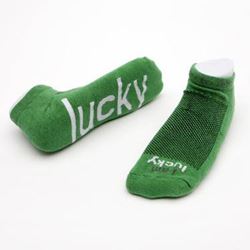 I am lucky Green Socks