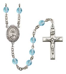 Immaculate Heart of Mary Patron Saint Rosary, Square Crucifix