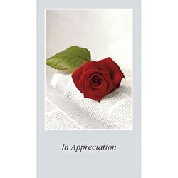 In Appreciation Paper Prayer Card, Pack of 100