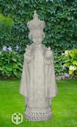 Infant of Prague 24" Statue, Granite Finish