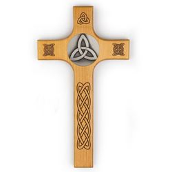 Irish Wall Cross with Trinity Knot