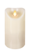 Ivory 3" x 6" LED Wax Pillar Candle