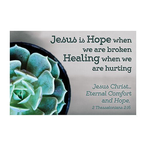 Jesus Is Hope Healing Pass It On Card