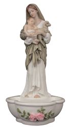 L'Innocence 7.5" Holy Water Font, Full Color